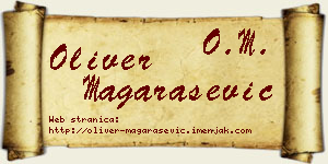 Oliver Magarašević vizit kartica